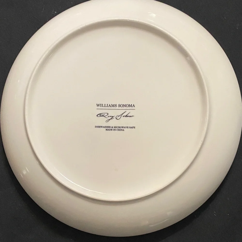 Williams Sonoma Rory Dobner Dapper  Brooklyn Dalmation Dog Plate w/Top Hat 🎩 NEW